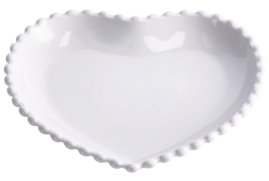 Tanjir u obliku srca 25cm 