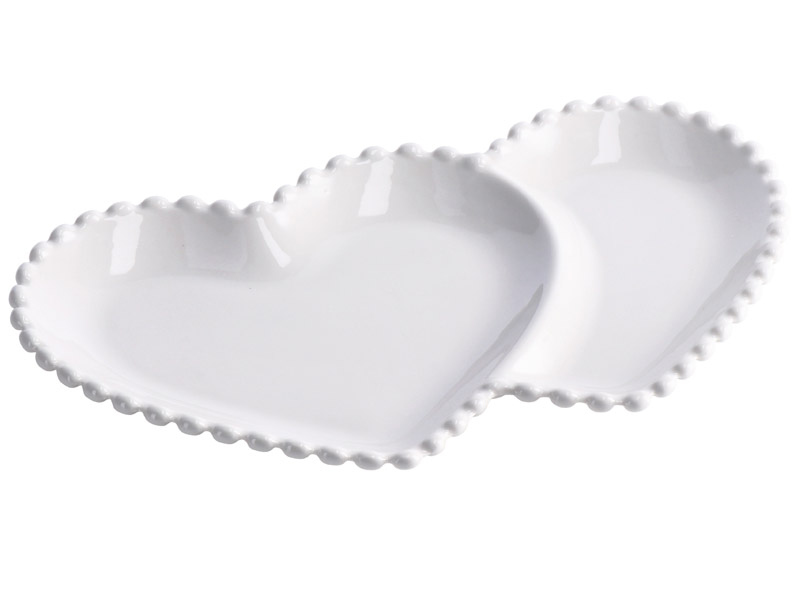 Tanjir u obliku srca 31x18,5cm 