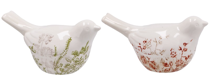 Ukrasna keramička figura PTIČICA 18x9x10cm 