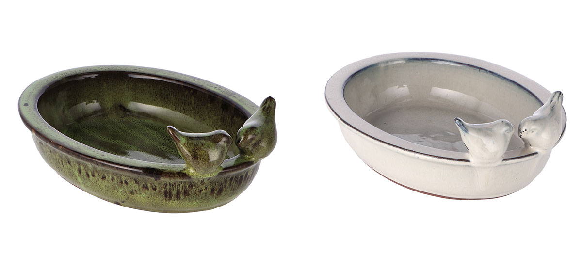 Keramička pojilica za ptice 31x24x11cm ABBEVERATOIO (Više vrsta) 