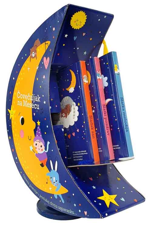 ČOVEČULJAK NA MESECU - MUZIČKA KUTIJA SA 3 SLIKOVNICE 