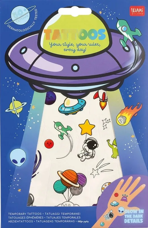 Set privremenih tetovaža SVEMIR 