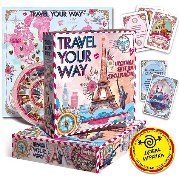 Društvena igra TRAVEL YOUR WAY 