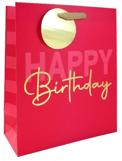 Ukrasna kesa PINK BIRTHDAY M 