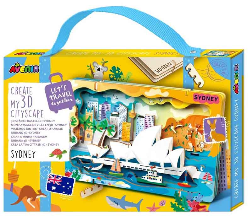 Kreativni set LET'S TRAVEL TOGETHER 3D SYDNEY 