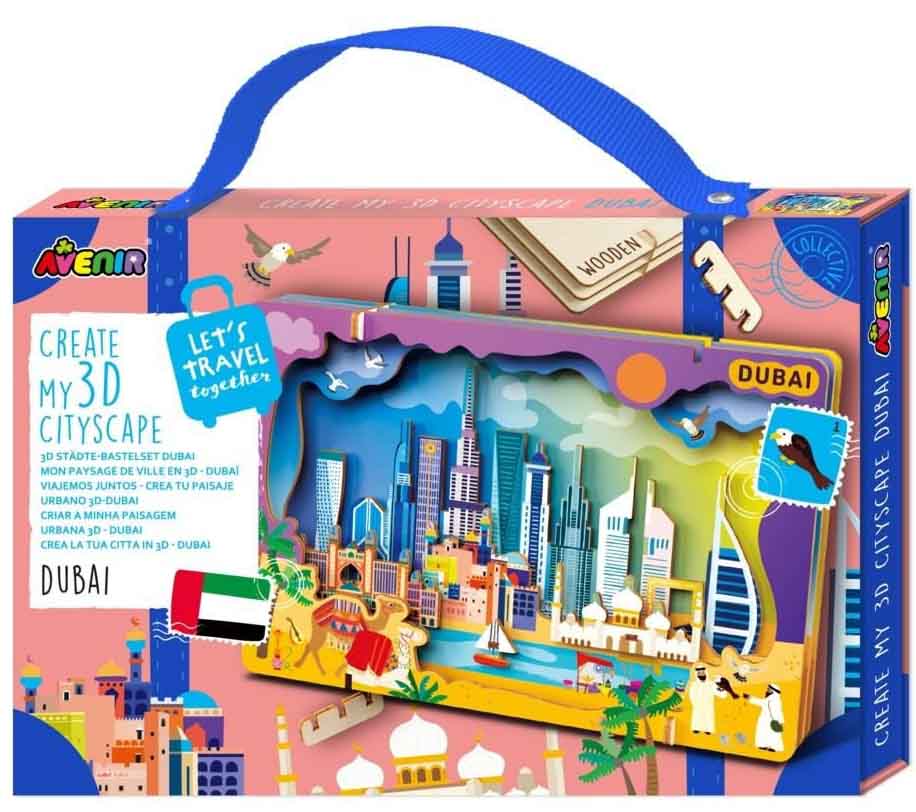 Kreativni set LET'S TRAVEL TOGETHER 3D DUBAI 
