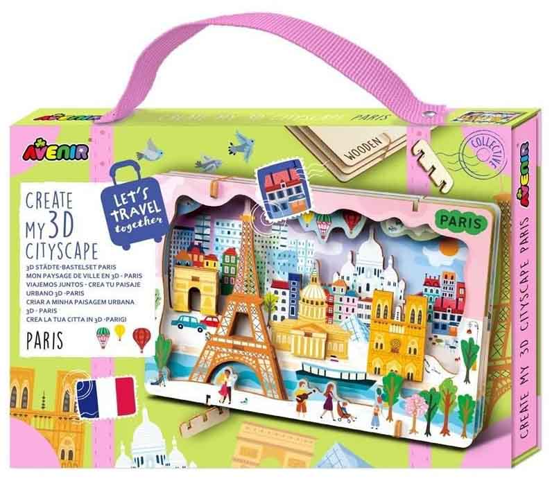 Kreativni set LET'S TRAVEL TOGETHER 3D PARIS 