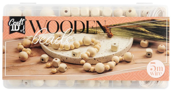 Set drvenih perli 5m 