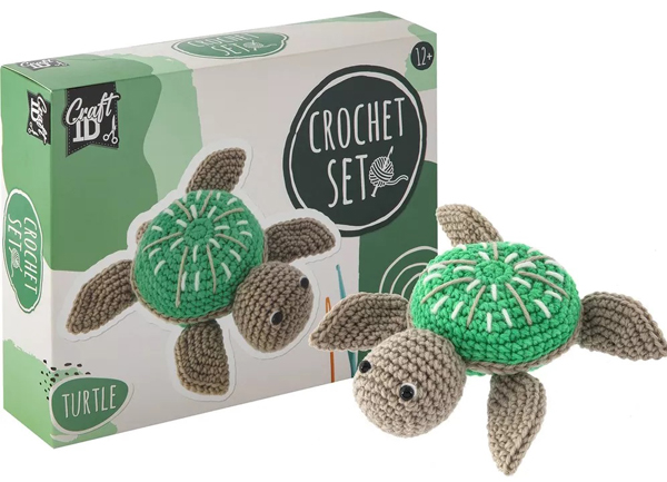 Kreativni set za heklanje  KORNJAČA 14x4x16cm 