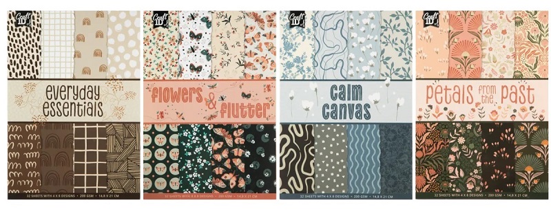 Ukrasni papir A5 - 4 vrste 