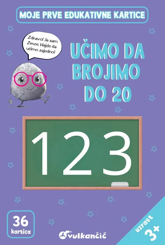 ZRNCE KARTICE – UČIMO DA BROJIMO DO 20 – LATINICA 