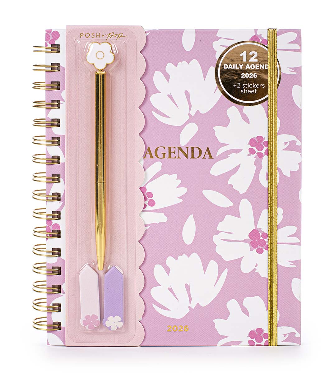 Agenda sa olovkom 2026 (12m) POSH&POP Floral 