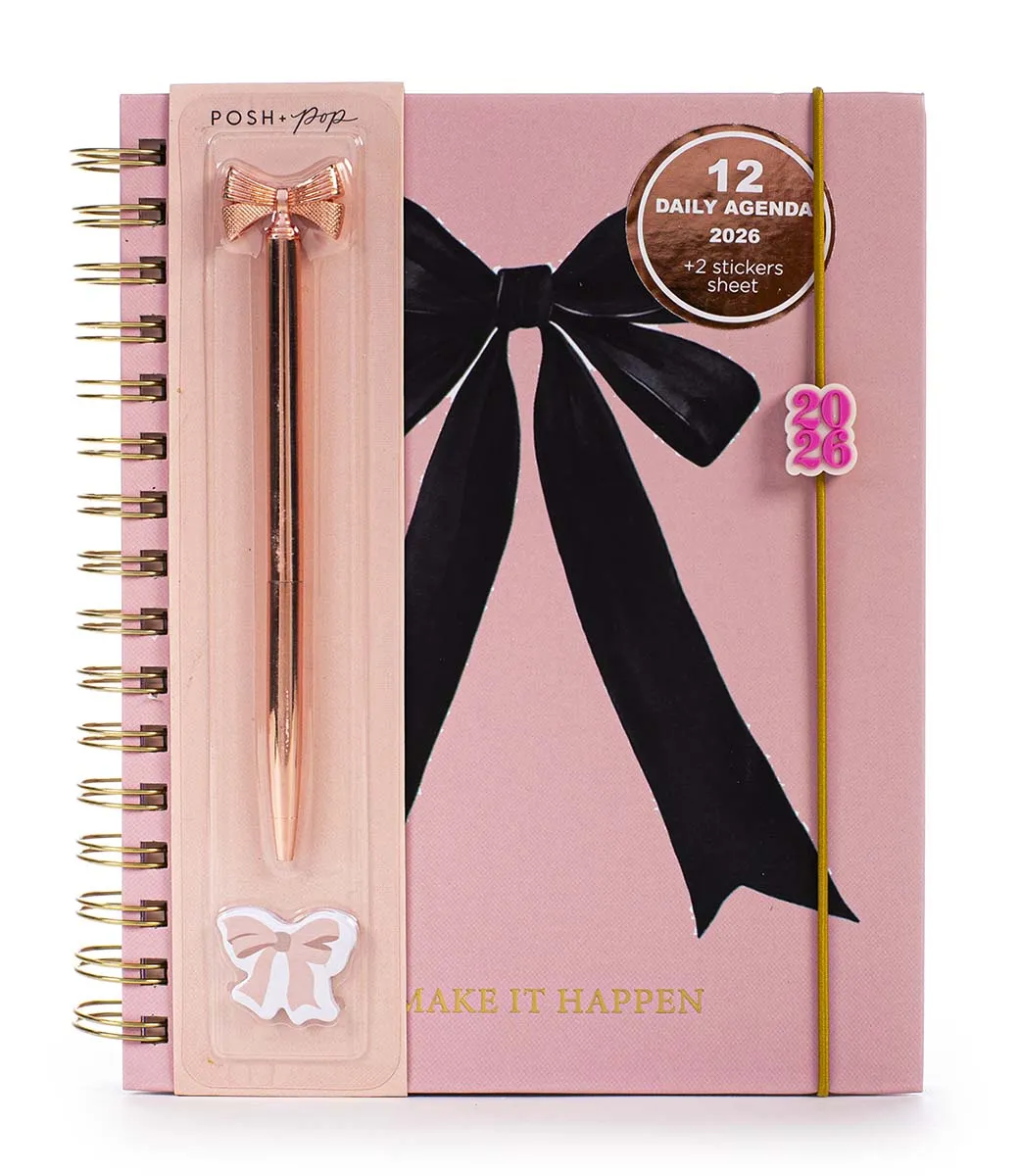 Agenda sa olovkom 2026 (12m) POSH&POP Make It Happen 