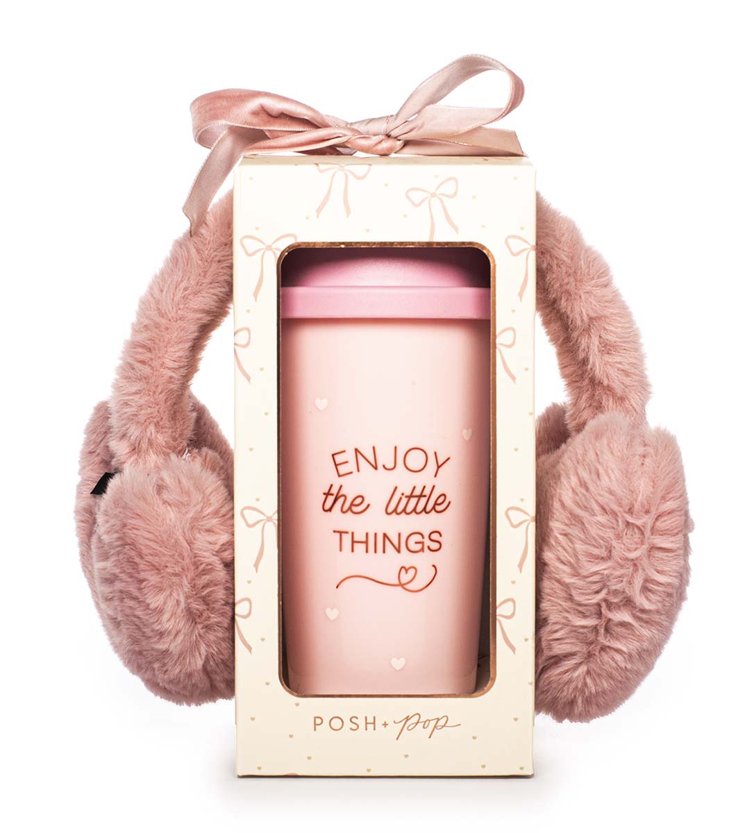 Poklon set COZY Putna šolja i grejač za uši 