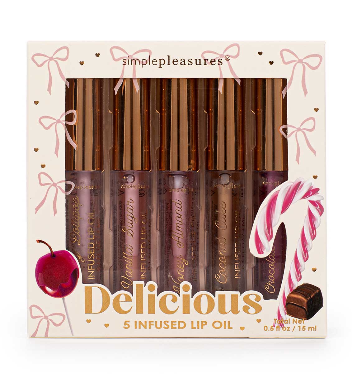 Poklon set COZY Ulje za usne 5x3ml 