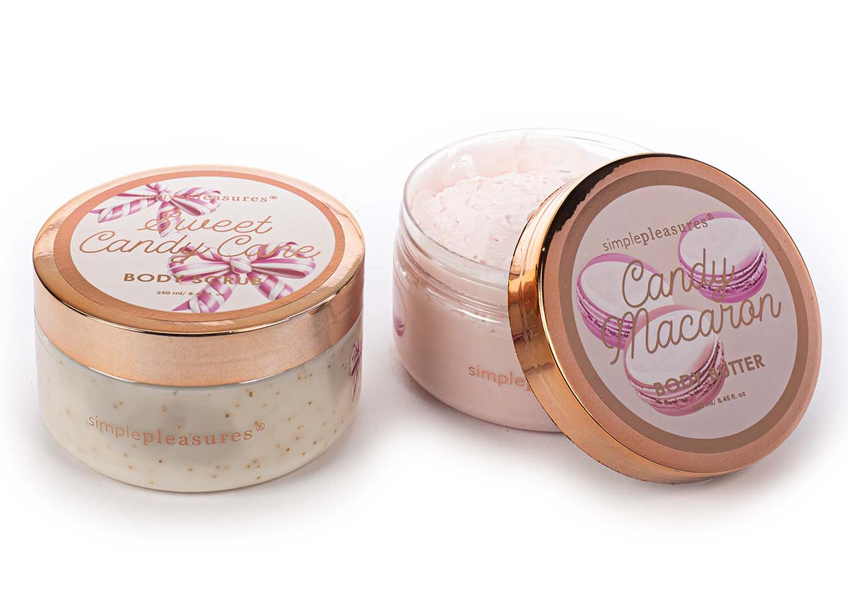 Poklon set COZY Puter za telo i piling 