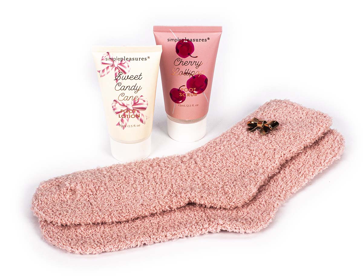 Čarape, krema i piling na stopala COZY 