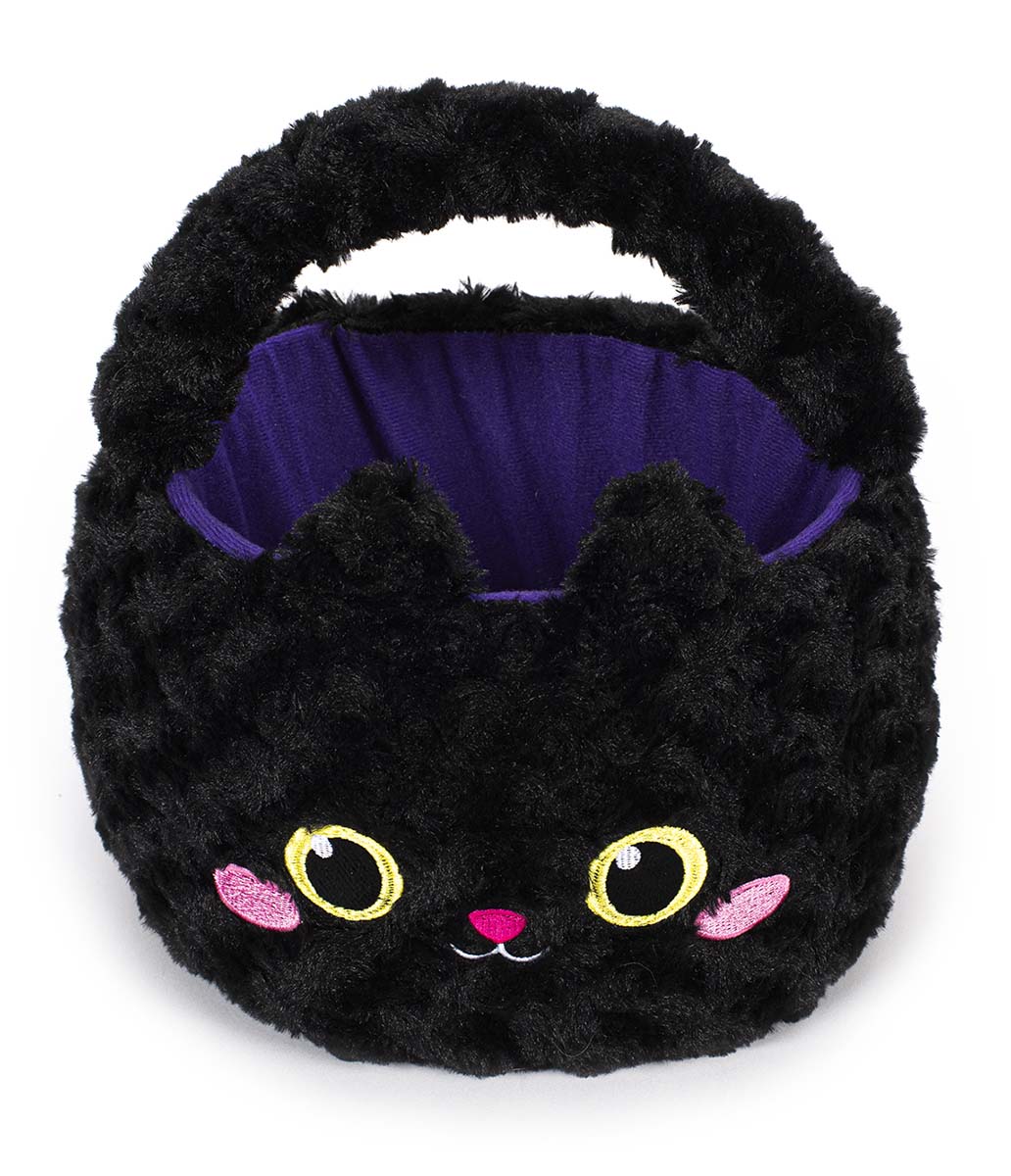 Plišana korpica HALLOWEEN - BLACK CAT 