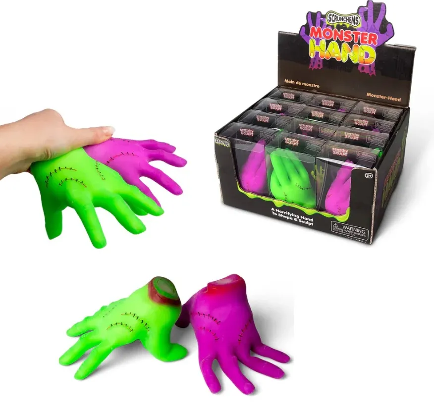 Antistres igračka SCRUNCHEMS - MONSTER HAND 