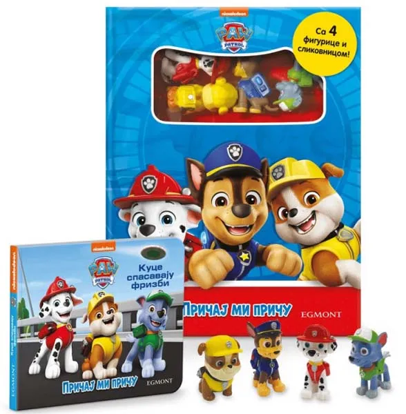 PAW PATROL PRICAJ MI PRICU (SA 4 FIGURICE I SLIKOVNICOM) 