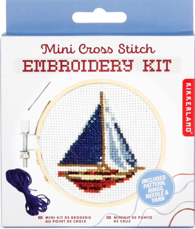 Kreativni set za vezenje  JEDRENJAK 