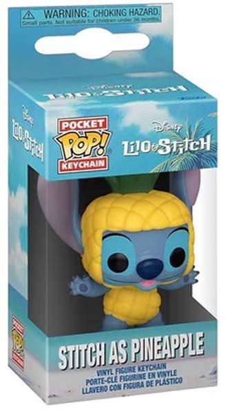 FUNKO POP! Privezak za ključeve STITCH AS PINEAPPLE 