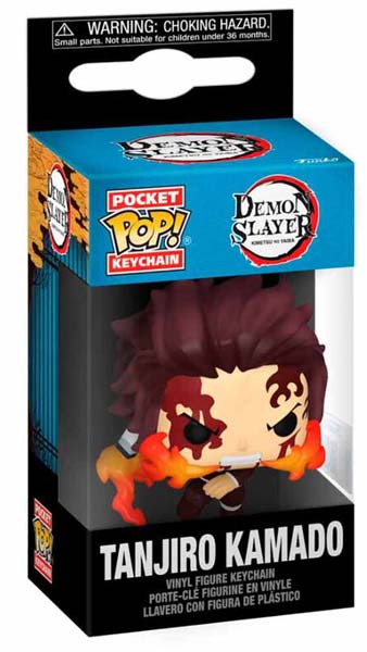 FUNKO POP! Privezak za ključeve DEMON SLAYER - TANJIRO 