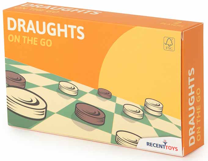 Društvena igra ON THE GO DRAUGHTS 