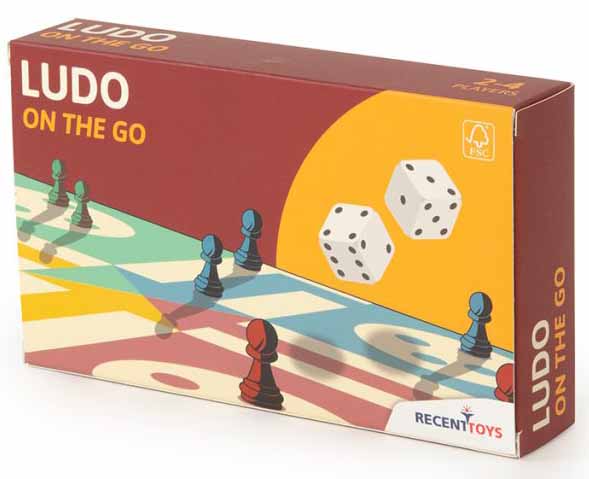 Društvena igra ON THE GO LUDO 