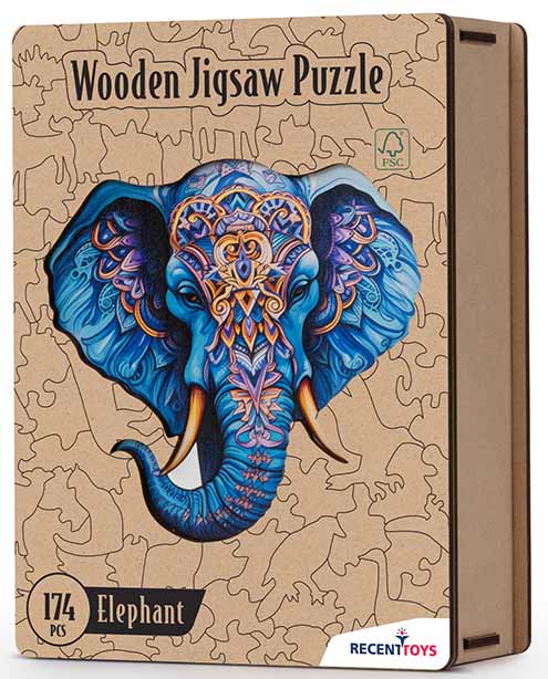 Drvene puzzle ELEPHANT 