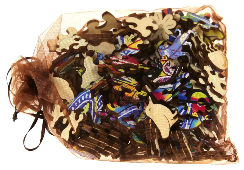 Drvene puzzle KAMELEON 195 delova 