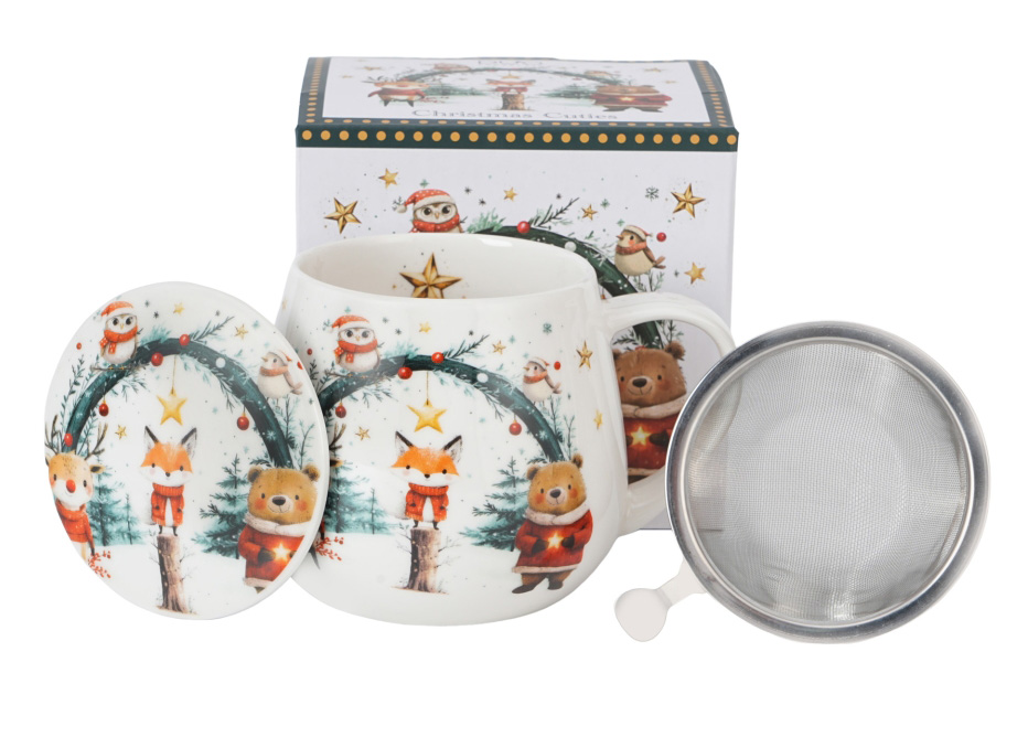 Šolja sa infuzerom 430ml NOVA GODINA Grad 