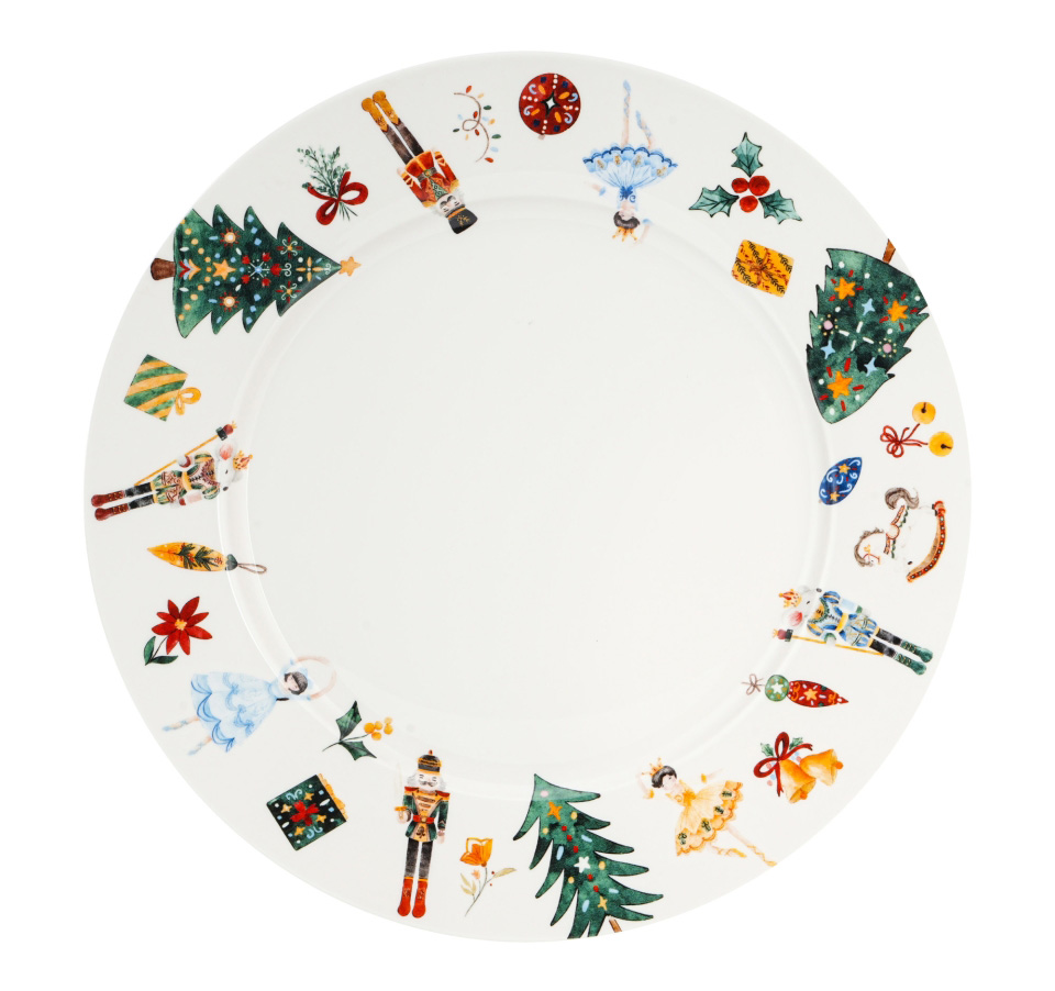 Veliki porcelanski tanjir KRCKO ORAŠČIĆ 