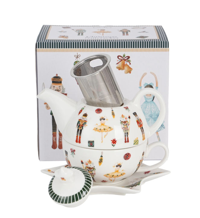 Set za čaj - čajnik sa šoljom KRCKO ORAŠČIĆ 