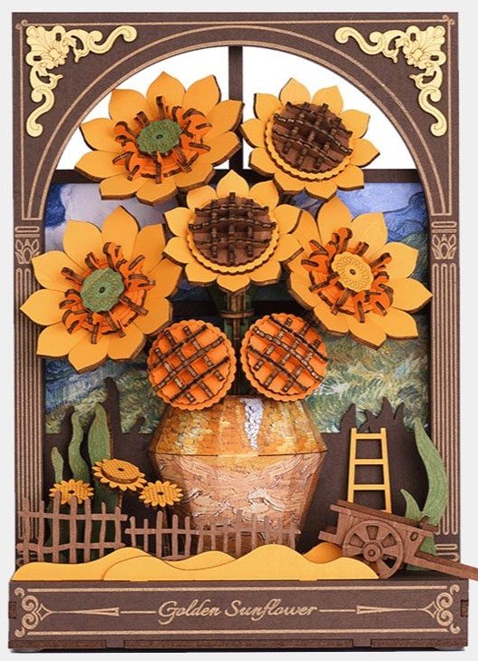3D puzzle GOLDEN SUNFLOWER 