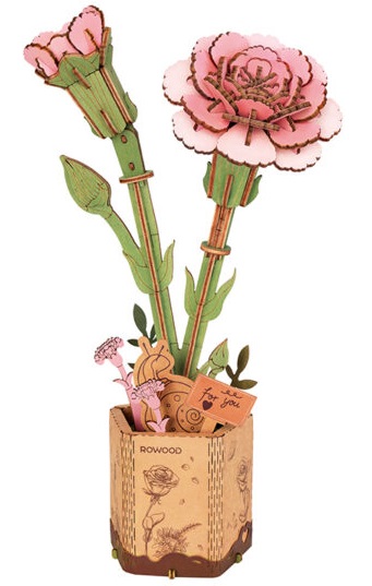 3D puzzle PINK CARNATION 