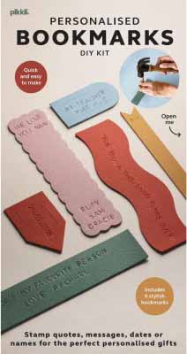 Set PERSONALISED BOOKMARKS DIY KIT 