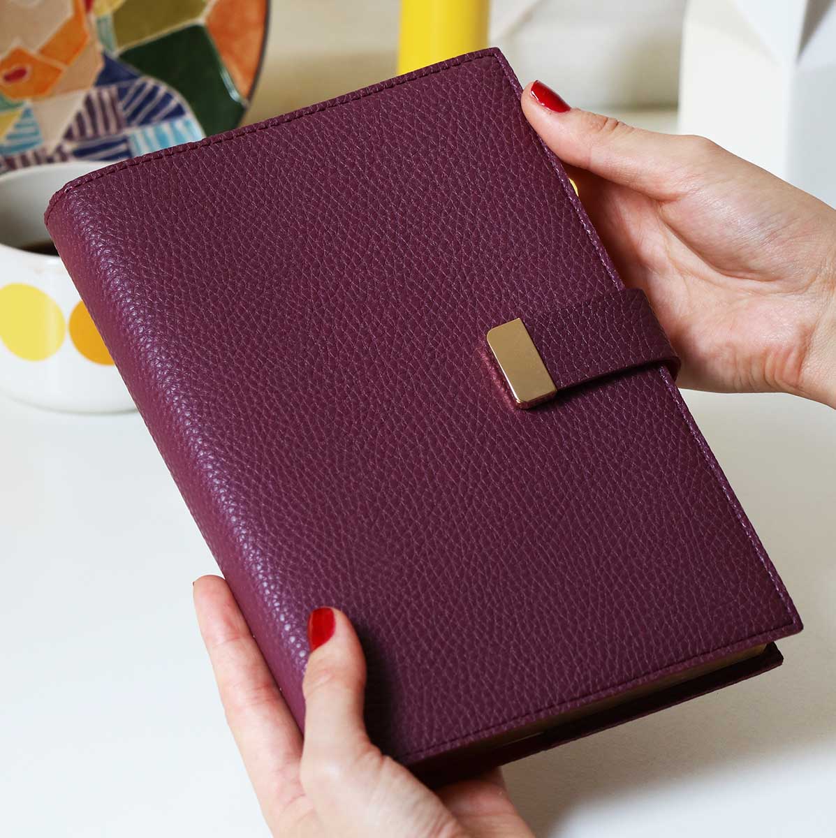 Dnevnik sa kopčom A5 EXECUTIVE Purple, 240 st. Na linije 