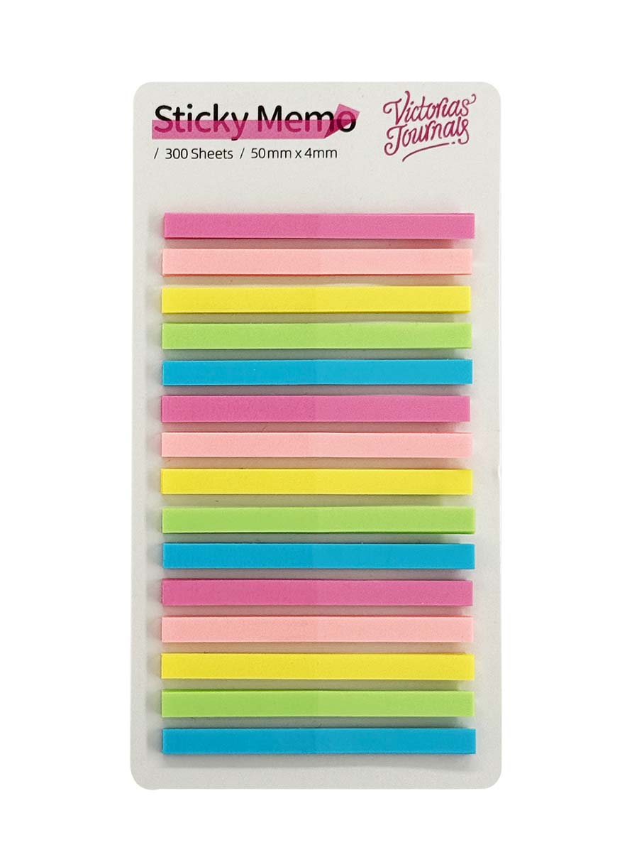 Trake za obeležavanje VJ 4,4x0.4cm, 20 listića, 15 boja 