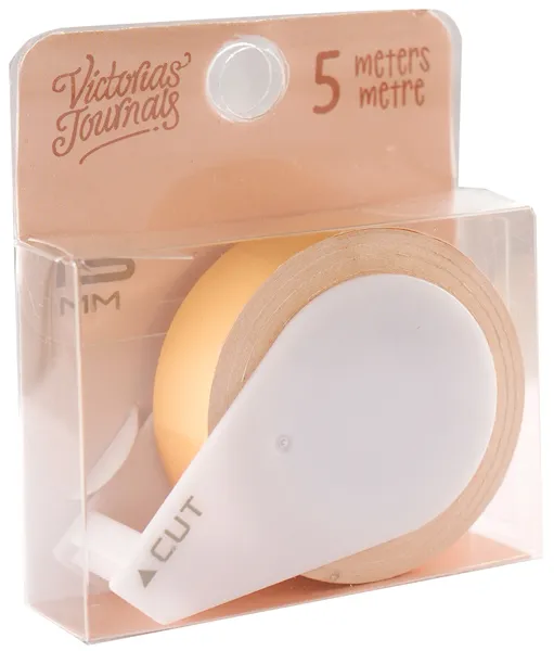 Papirna samolepljiva traka 15MM X 5M NARANDŽASTA 