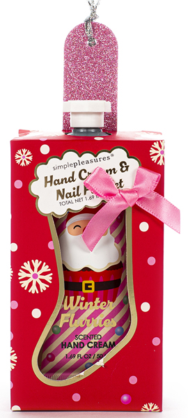 Novogodišnji set turpija u krema za ruke DEDA MRAZ 