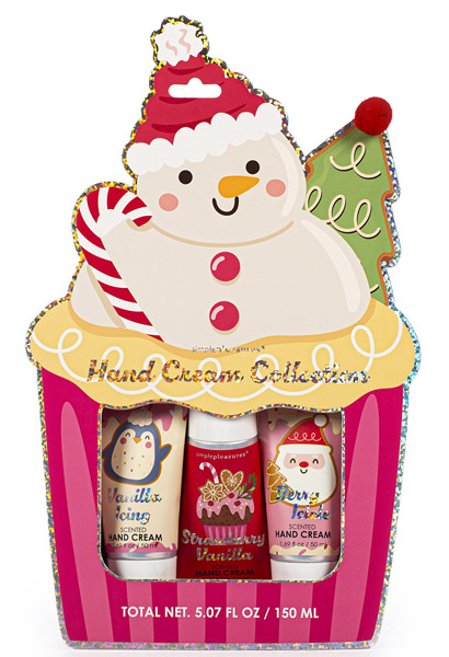 Novogodišnji set tri kreme za ruke SNEŠKO 