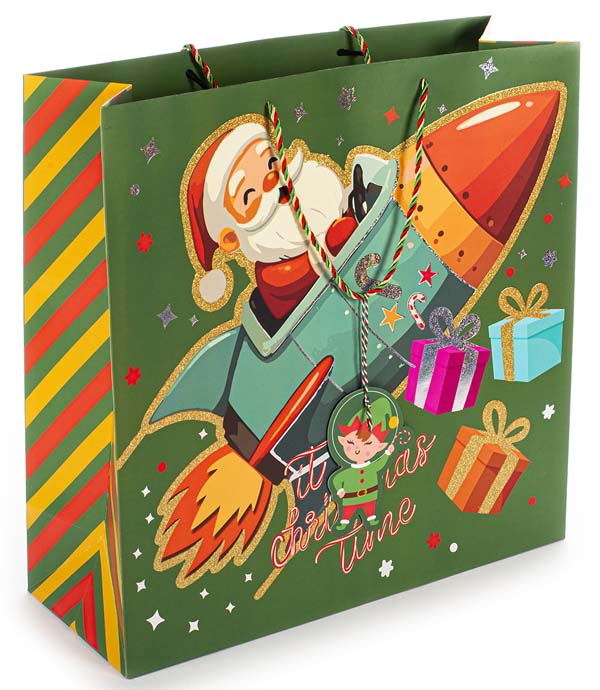 Novogodišnja ukrasna kesa DEDA MRAZ 