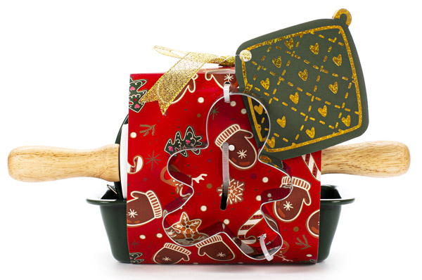 Novogodišnji set za mešenje kolača GINGERBREAD 