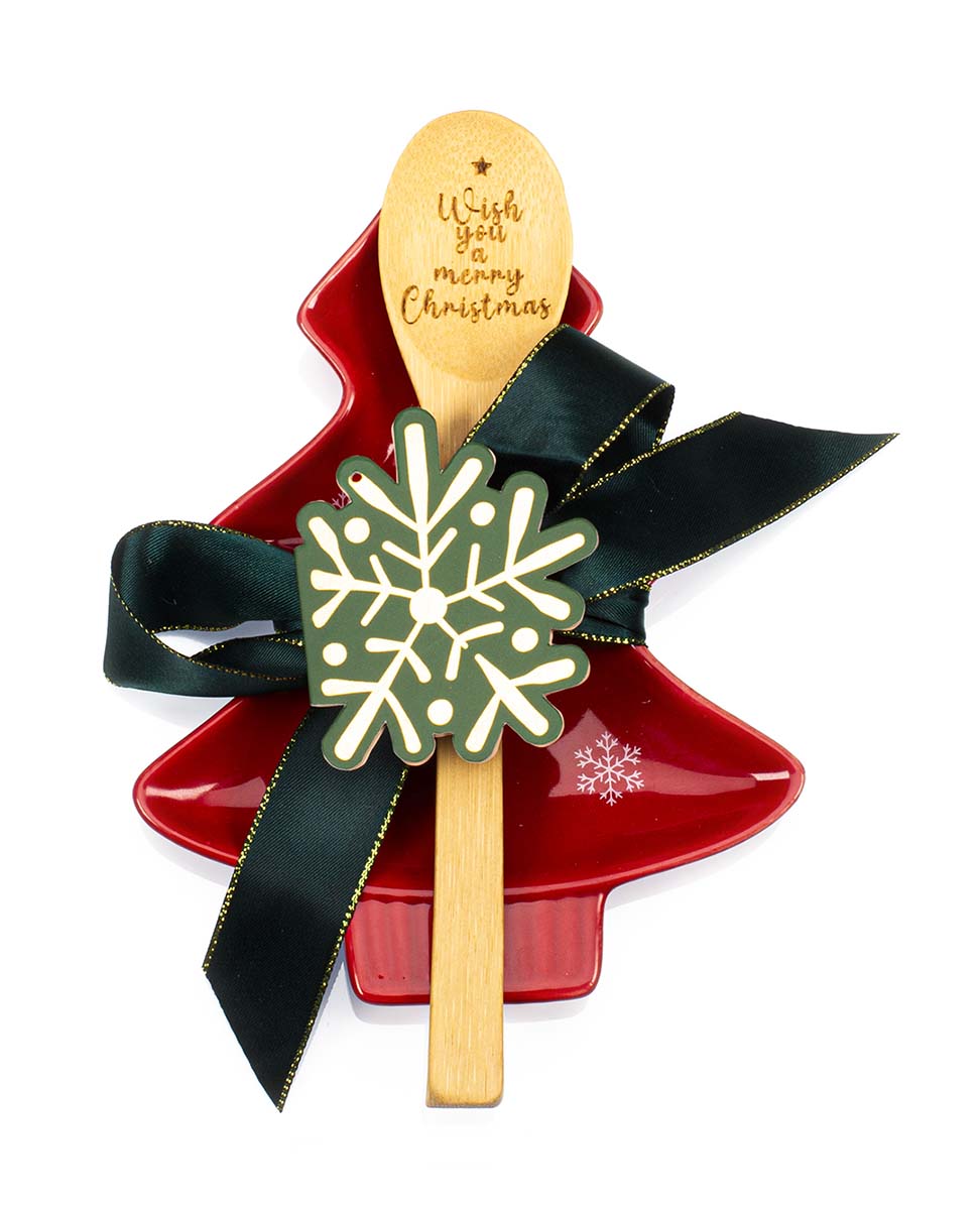 Novogodišnji set kašika i podmetač ĐUMBIRKO 