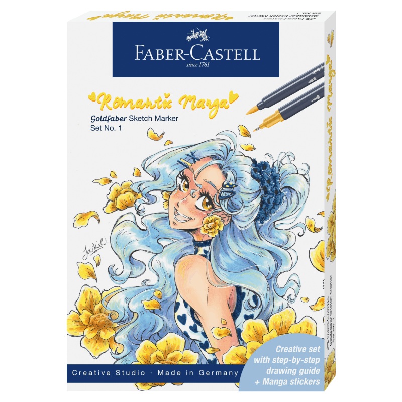 Set sketch flomastera FABER CASTEL Romantic Manga 1 