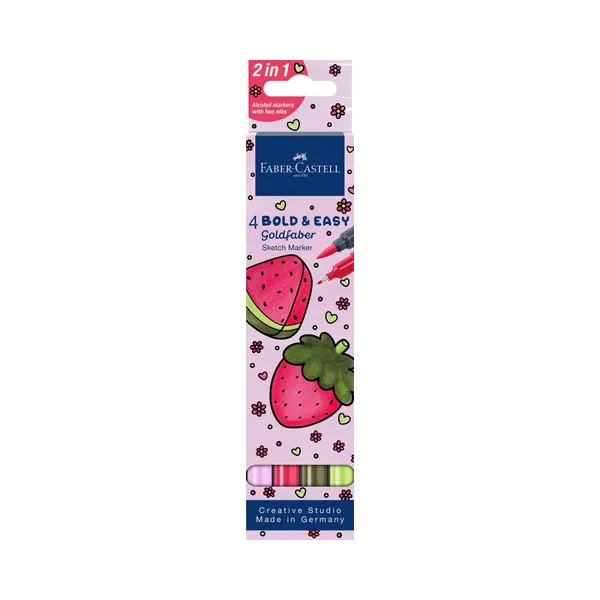 Flomaster 1/4 FABER CASTEL - Goldfaber World of fruits I 
