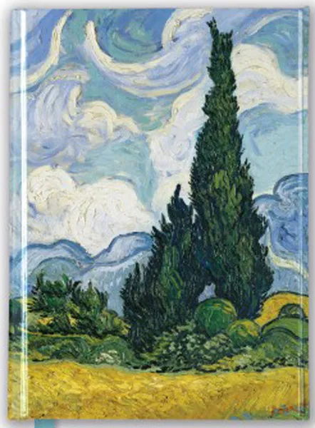 Notes VINCENT VAN GOGH: WHEAT FIELD 11x14cm 
