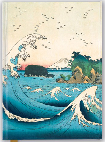 Notes HIROSHIGE II: THE SEVEN-MILE BEACH IN SAGAMI 14x21cm 