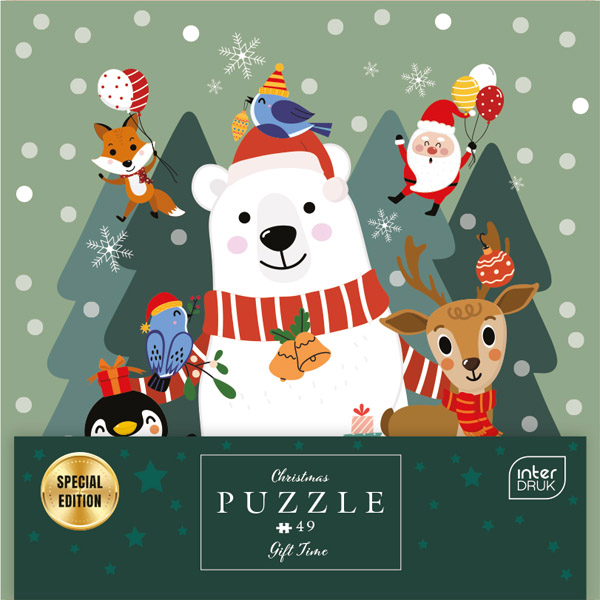 Novogodišnje puzzle CHRISTMAS TIME 49kom 
